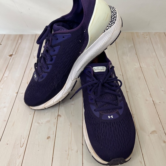 Under Armour HOVR Sonic Purple Mesh Running Shoes Men's - Picture 6 of 11